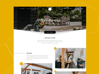 Modern Homepage Design Bed & Breakfast homepage modern