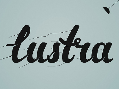 Lustra lettering