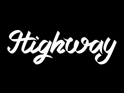 Highway branding design graphic design highway l lettering letters logo typo typography