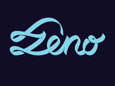 Zeno lettering