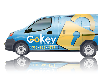 GoKey Locksmiths Vehicle Wrap