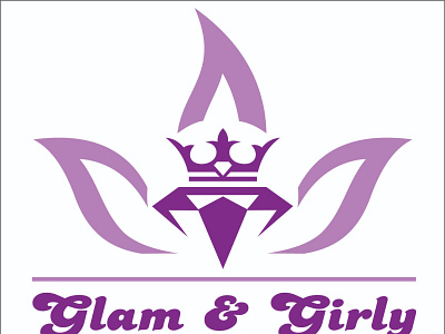 Glam and Girly adobe illustrator logo logodesign