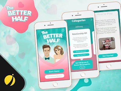 The Better Half Game - Quiz game for couples android app development android app development company ios app design ios app development ios app development company iphone app development iphone app development company mobile app design mobile app development ui design