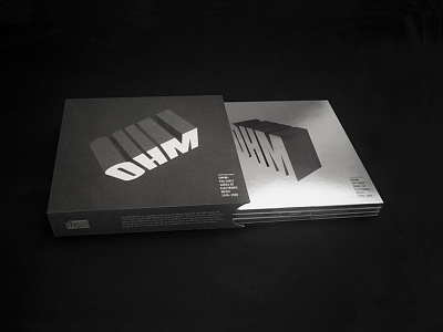 OHM CD Packaging cd packaging packaging print typography
