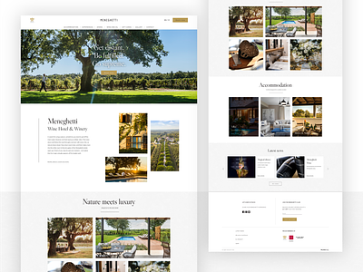 Website for the Luxurious Wine Hotel and Winery