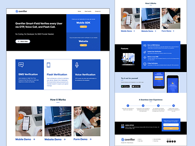 Product Landing Page design landingpage ui