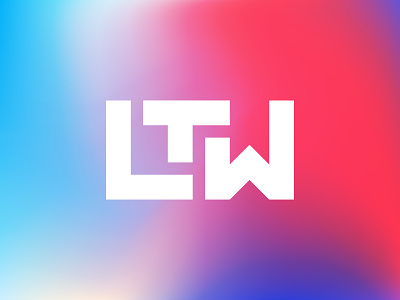 LTW Logo branding design flat graphic design icon illustrator logo logo design logomark minimal vector