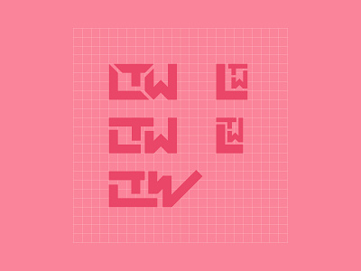 LTW Logo Ideas 02 branding design flat geometric graphic design icon illustrator logo logo design minimal