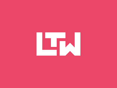 LTW Logo Alt branding design flat geometric graphic design icon illustrator logo minimal vector