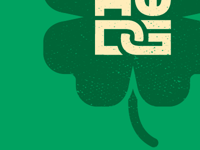 AWDG Clover atlanta web design group design four leaf clover logo saint patricks day t shirt
