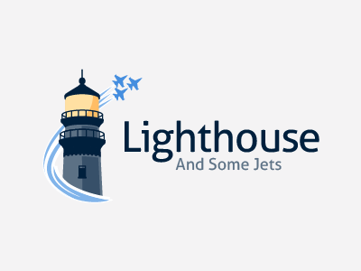 Lighthouse And Some Jets