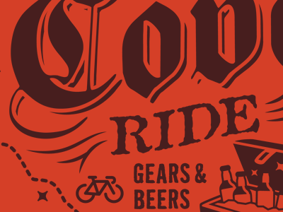 The Cove Ride beers bicycles bikes cove ride gears group ride pirates treasure