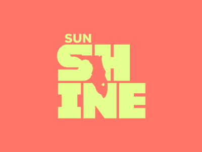 Sunshine State First Pass florida logo state sunshine typography