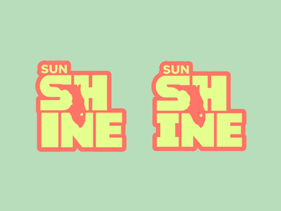 Sunshine State Deux florida logo state sunshine typography
