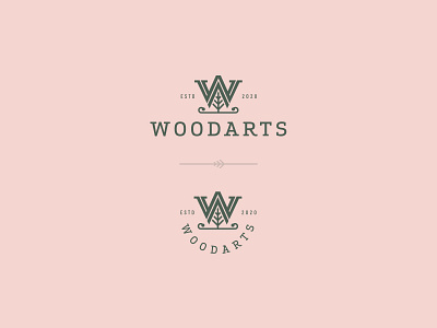 WoodArts Logo Design