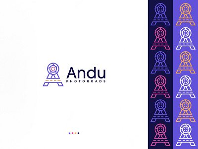 Andu Photoroads - Logo Design branding business graphicdesign icon logo logodesign minimal photo roads