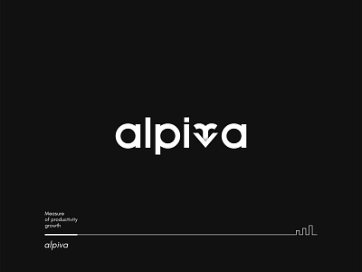 Alpiva - Logo Design brand identity branding creative graphicdesign lettering logo logo design logotype modern logo
