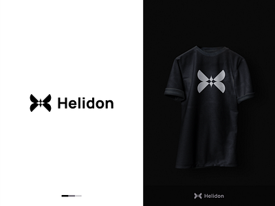 Helidon - Logo Design brand identity branding clothing brand creative fashion brand flat logo geometric graphicdesign illustration logo logo design minimal modern logo typography vector