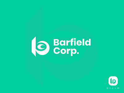 Barfield Corp. app b letter logo brand identity branding business logo c letter logo corporate creative eye graphicdesign icon illustration logo logo design modern logo typography visual identiy