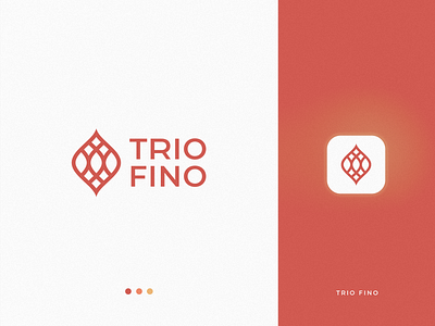 Trio Fino - Logo Design brand identity branding creative icon illustration logo logo designer logos simple visual identity design web