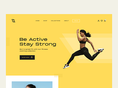 Sök - Page design concept apparel branding fitness graphicdesign gym page design ui web website