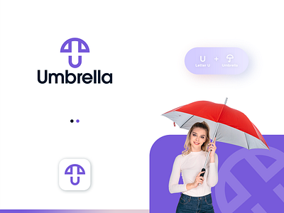 Umbrella - Logo Design brand identity branding creative icon illustration logo logo design visual identity web