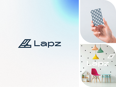 Lapz - Logo Design brand design brand identity letter l logo logo design logo mark typography web