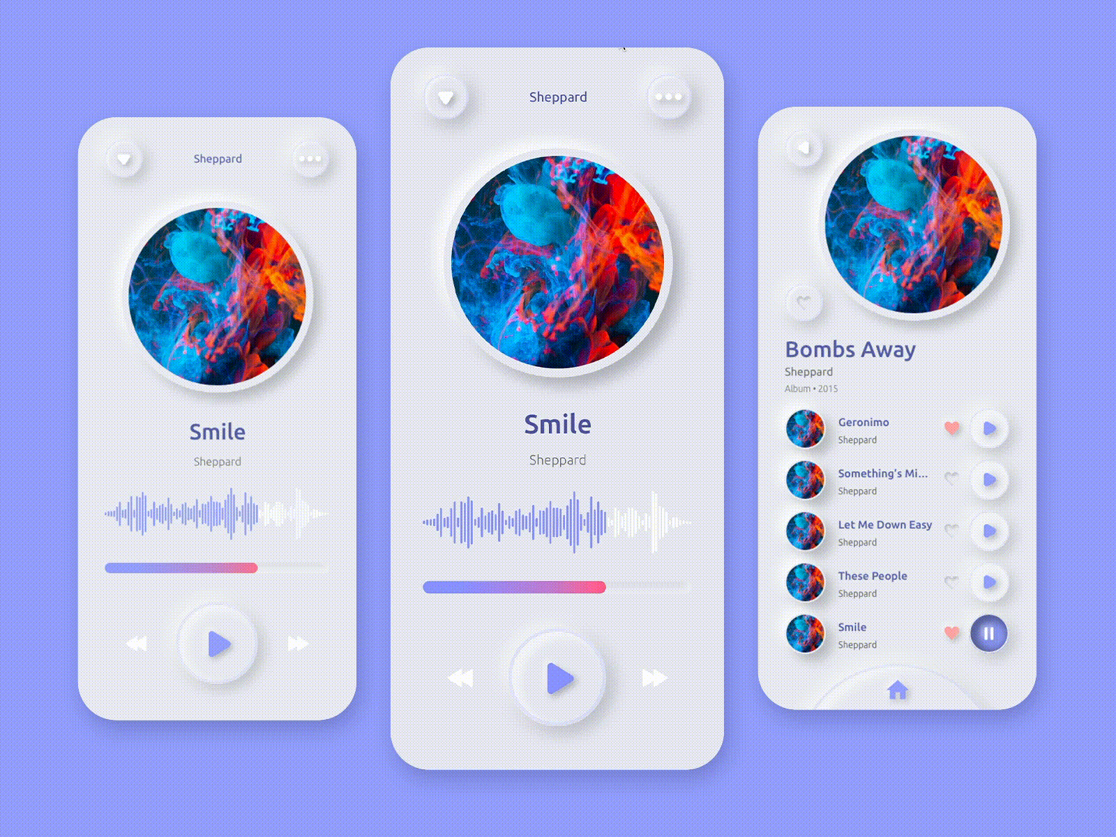 Daily UI Challenge #9 - Music Player