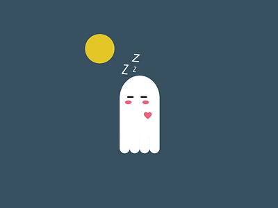Sleeping... cute design flat icon illustration illustrator logo minimal minimalistic simple vector