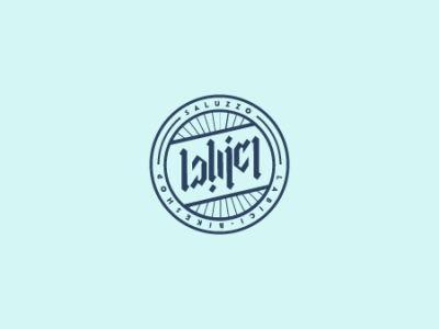 LABICI bikeshop ambigram bicycle bike logo