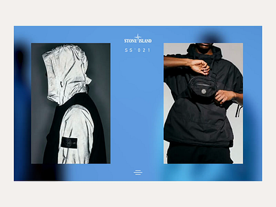 Stone Island - Lookbook animation branding carousel concept creative design experience fashion interaction landing logo lookbook smooth stoneisland transition typography ui ux web