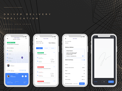 Delivery App mobile app design ui ux