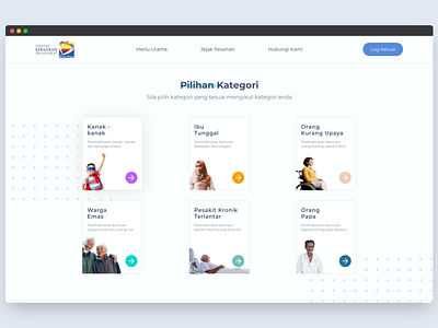 Jabatan Kebajikan Masyarakat - Redesign redesign ui web design