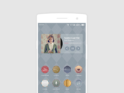 Zijin icons music player oppo phone theme
