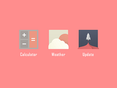 Depart Icons 7 calculator icons update weather