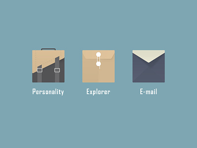 Depart Icons 6 email explorer icons personality
