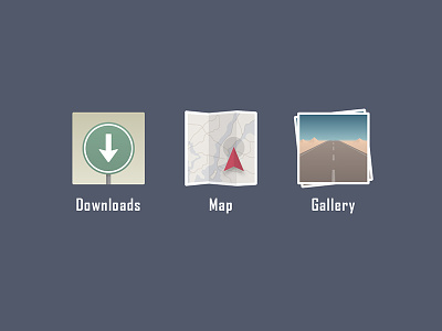 Depart Icons 4 downloads gallery icons map