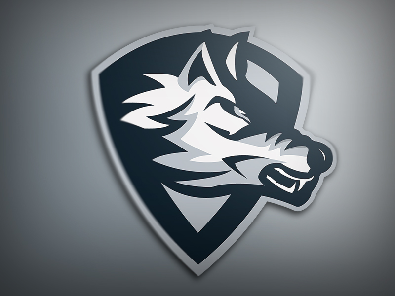 Wolf logo by Arnaud Sallerin on Dribbble