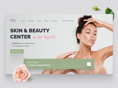 PURE-Skin laser center beauty salon hair removal laser ui