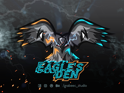 Eagles Den design esports logo illustraion logo logo design mascot mascot logo twitch logo youtube