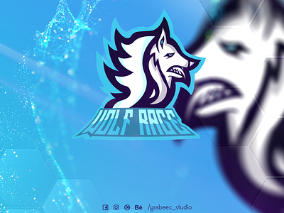 Wolf Rage esportlogo esports logo for sale illustration logo logo design mascot mascot logo twitch logo youtube