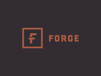 Forge Digital Marketing & Design Final Logo copper letter f logo