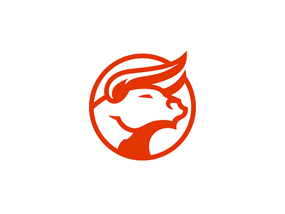 BW Online Sales - Logomark bull emblem logo