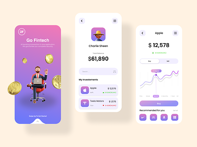 Go Fintech App Concept