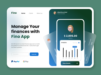 Fino Landing Page