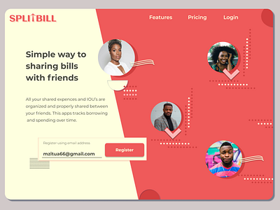 landing page