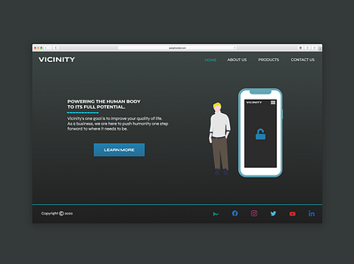 Vicinity - a nano/microchip webstore ui design ux design web design webstore