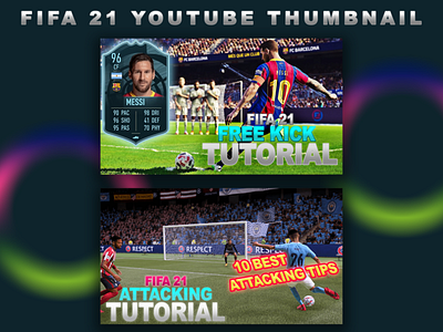 FIFA 21 Youtube Thumbnail Design ads banner banner banner ads branding ea sports fifa 21 gaming social media design streamer streaming thumbnail thumbnail design youtube banner youtube gaming