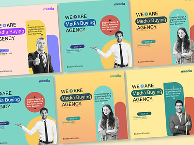 Agency Social Media Banner | Digital Marketing 2022 ads design banner ads banners branding design graphic design trends instagram ads instagram post design modern muted colors social media banner social media design social media pack social media template