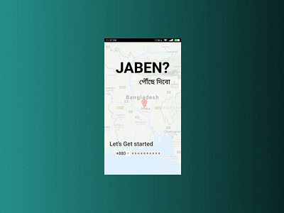 Ride sharing mobile app UI design app design figma flat gradient color ride sharing ui